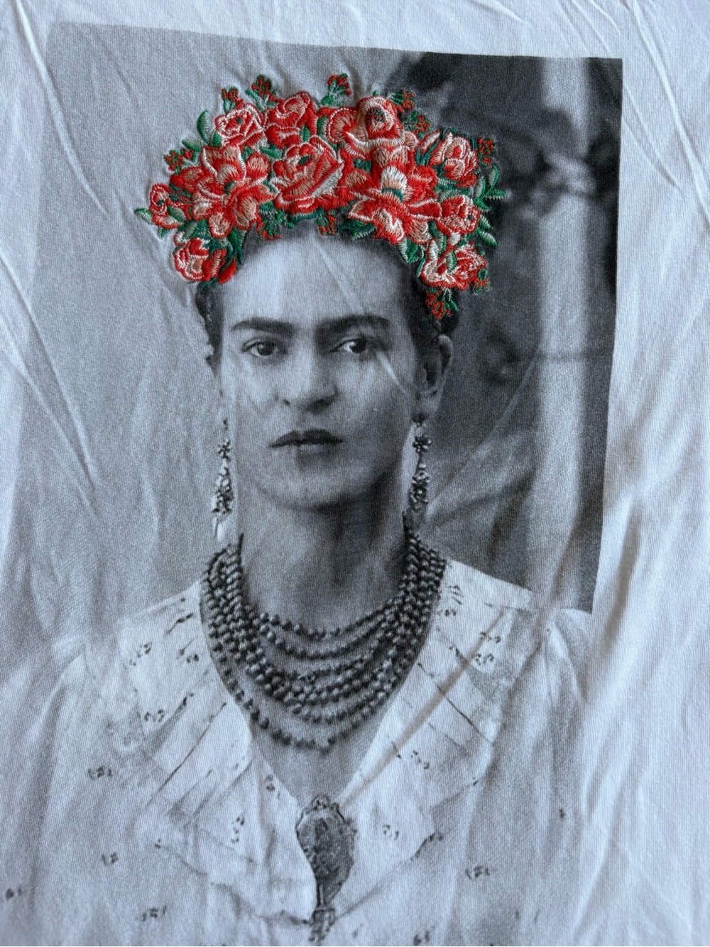 MNG Frida Kahlo Floral Embroidered Headband - size S